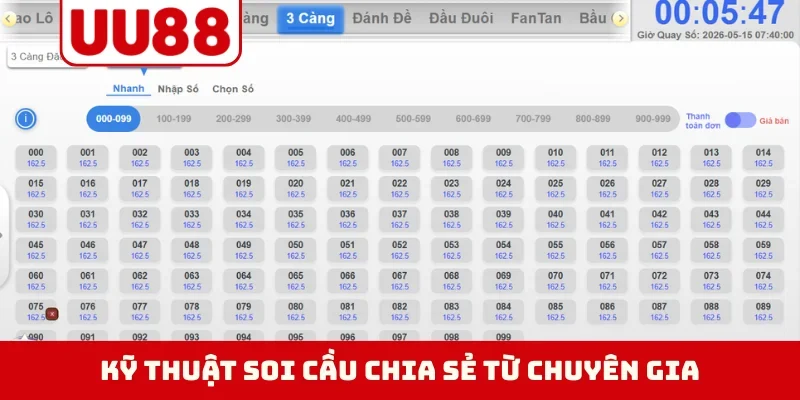 Kỹ thuật soi cầu chia sẻ từ chuyên gia